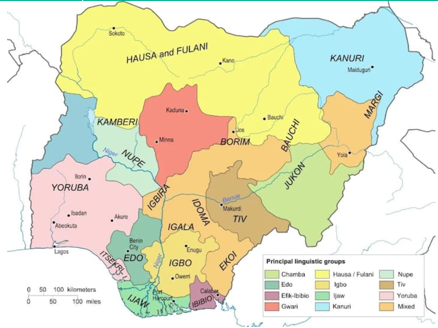 how many languages are spoken in africa - Nigeria Languages per geographical locations